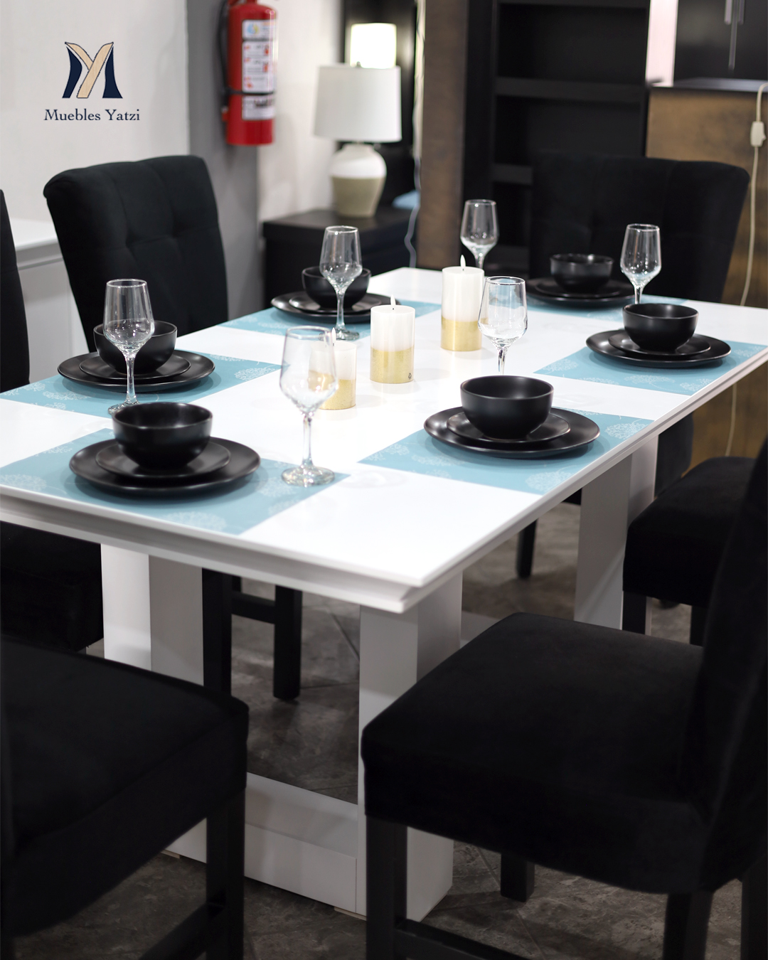 Comedor Venecia Blanco