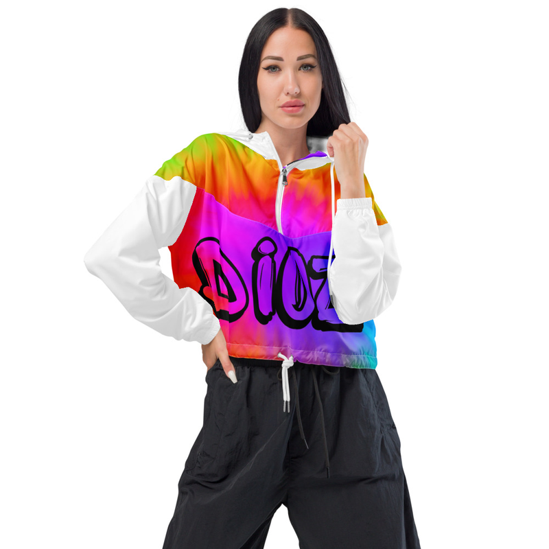 Corta-vento Cropped Feminino