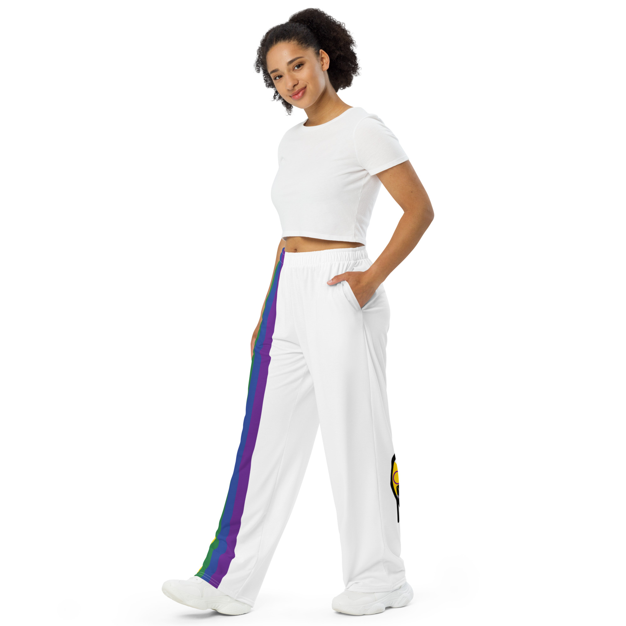 Calça Unissex de perna larga 