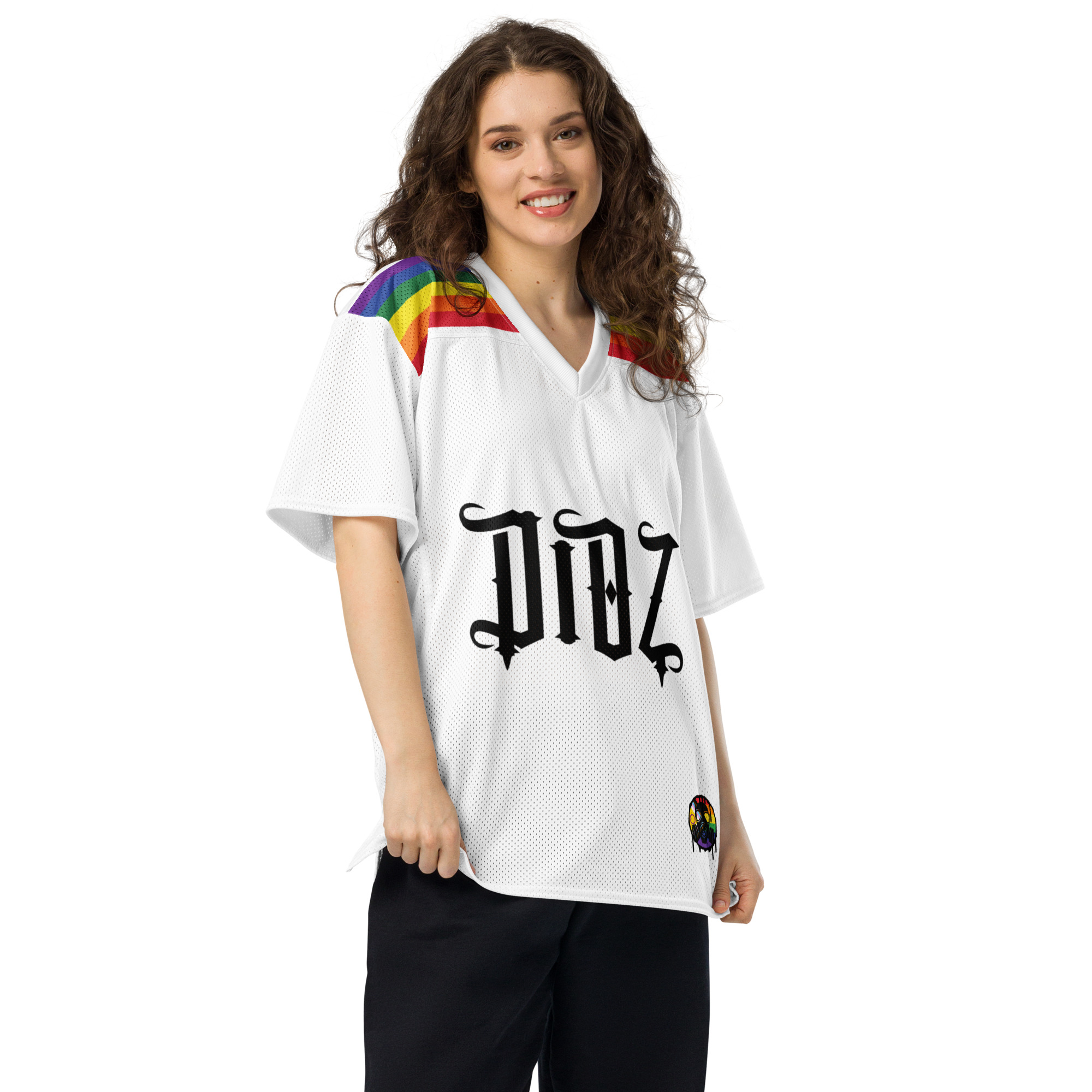 Camisa Futebol Americano Arco-íris 