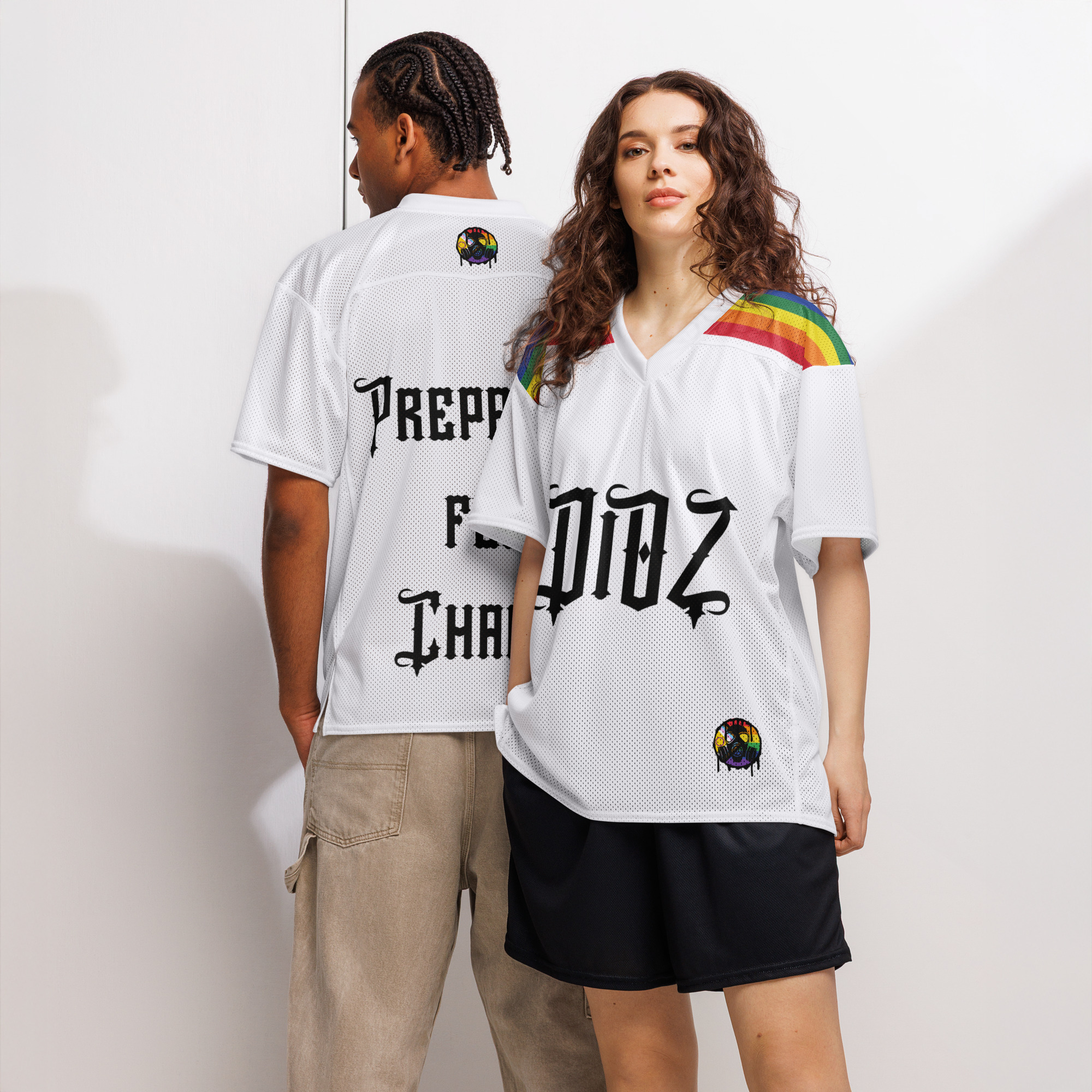 Camisa Futebol Americano Arco-íris