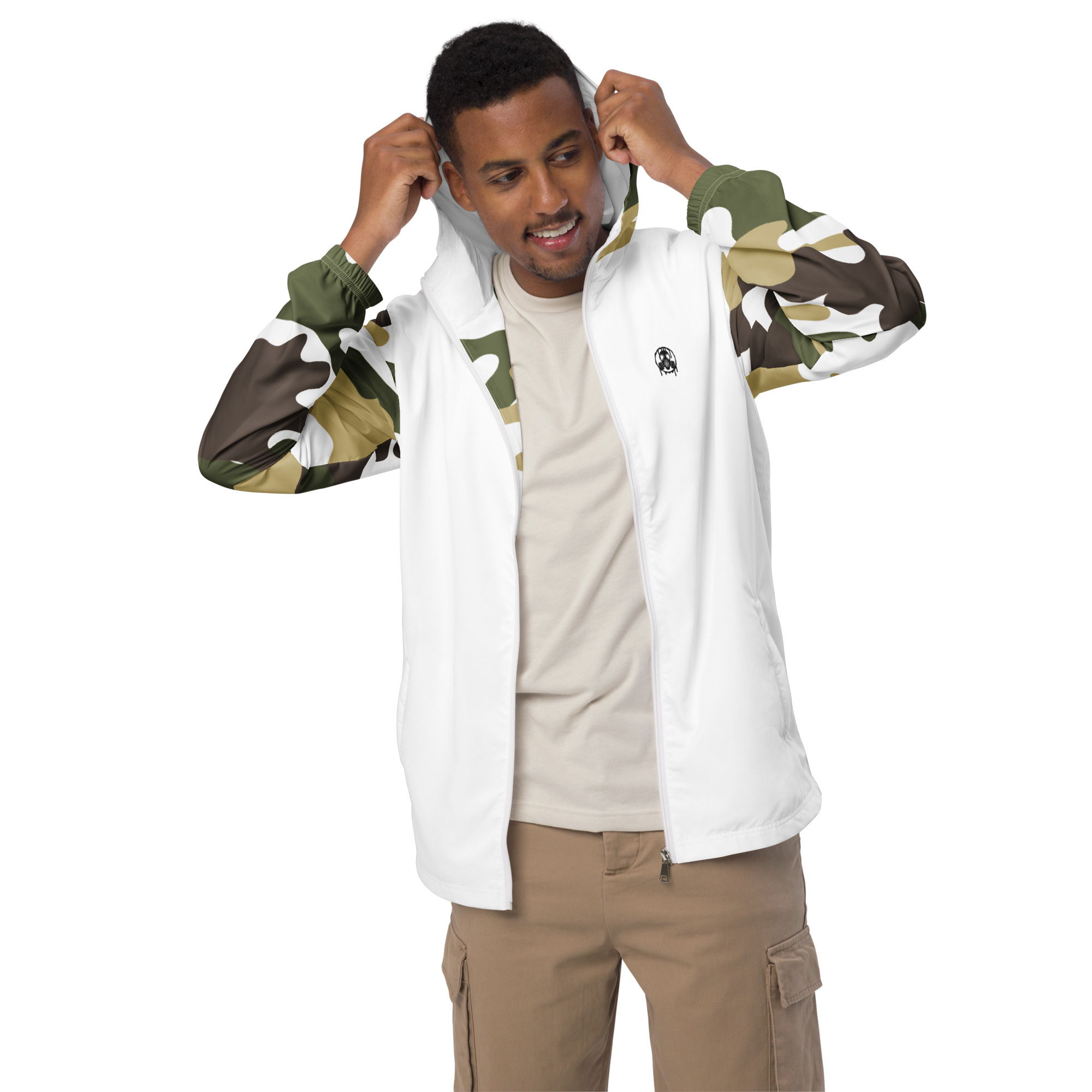 Corta-vento Camuflado masculino