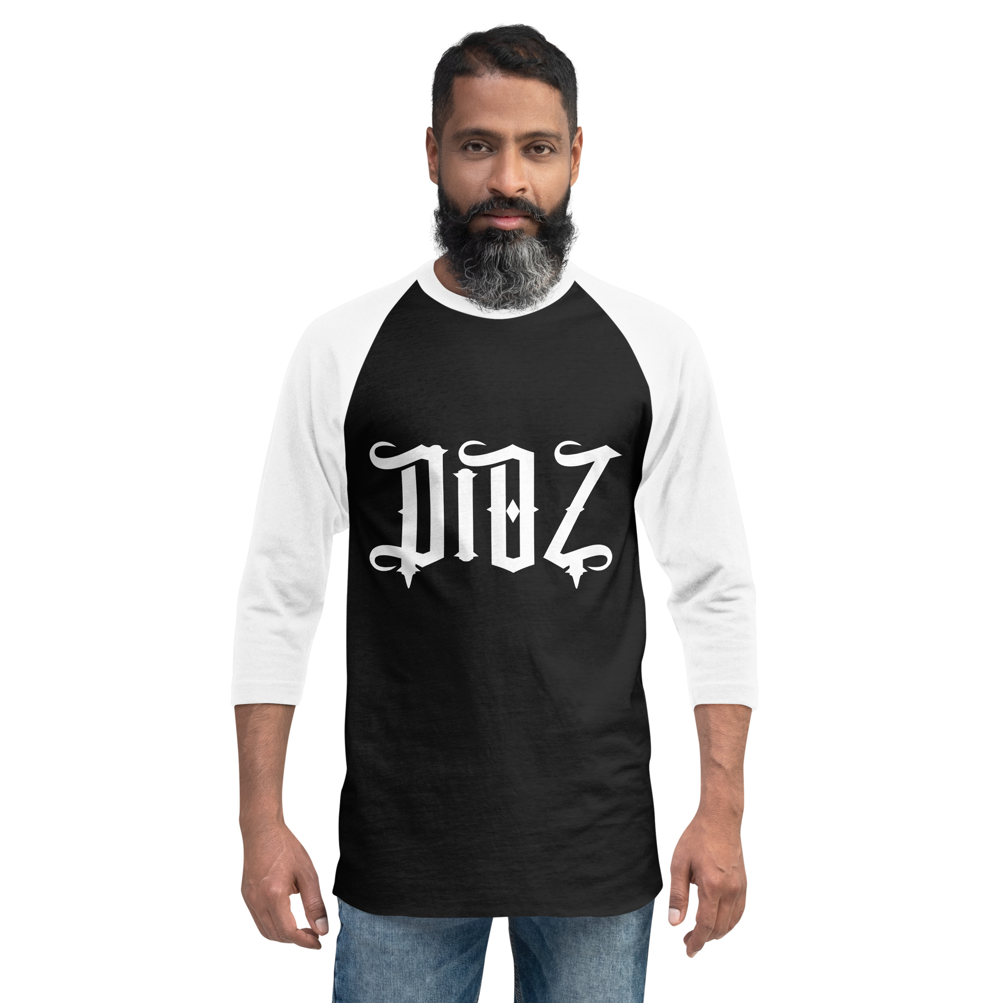 Camisa Raglan de manga 3/4 Unissex