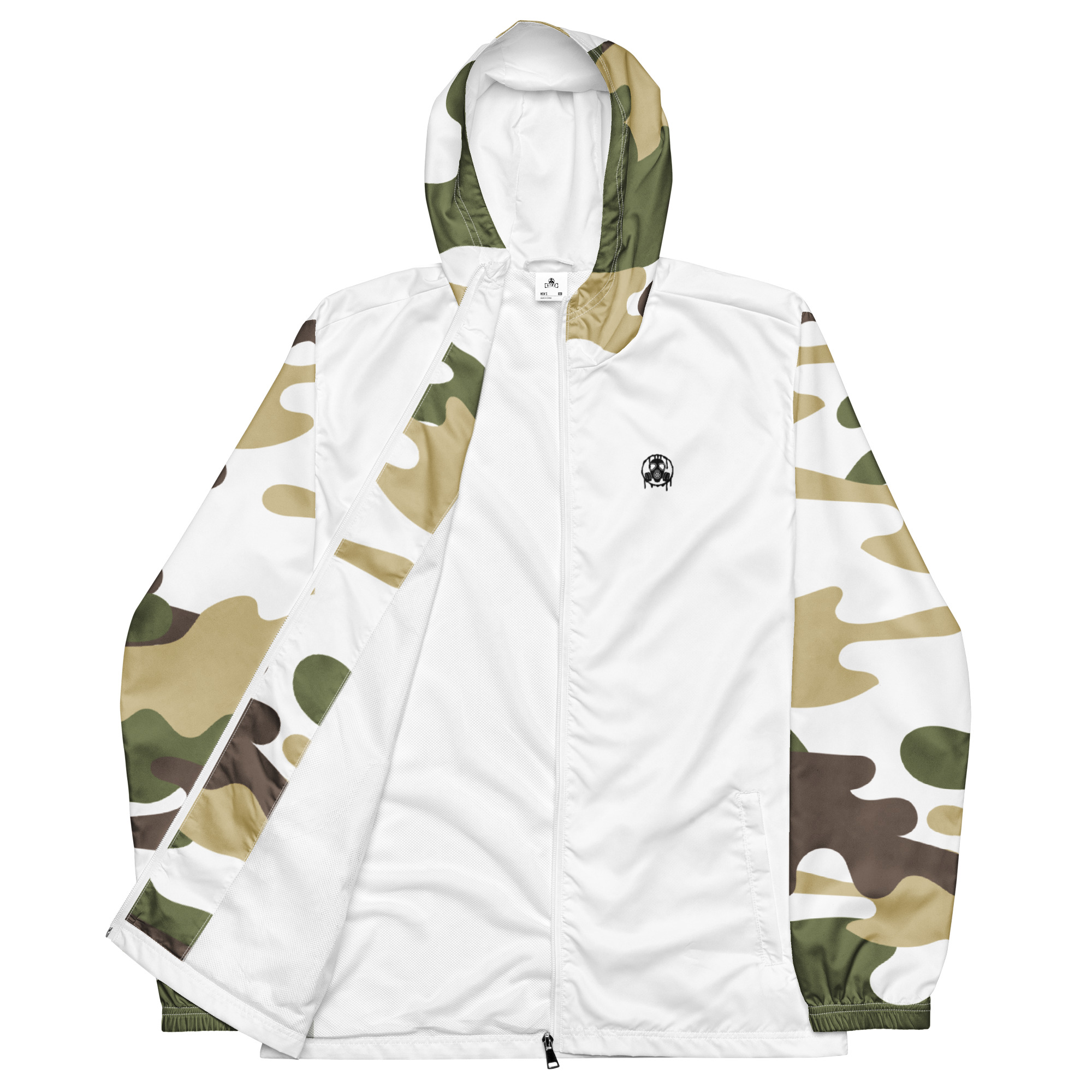 Corta-vento Camuflado masculino