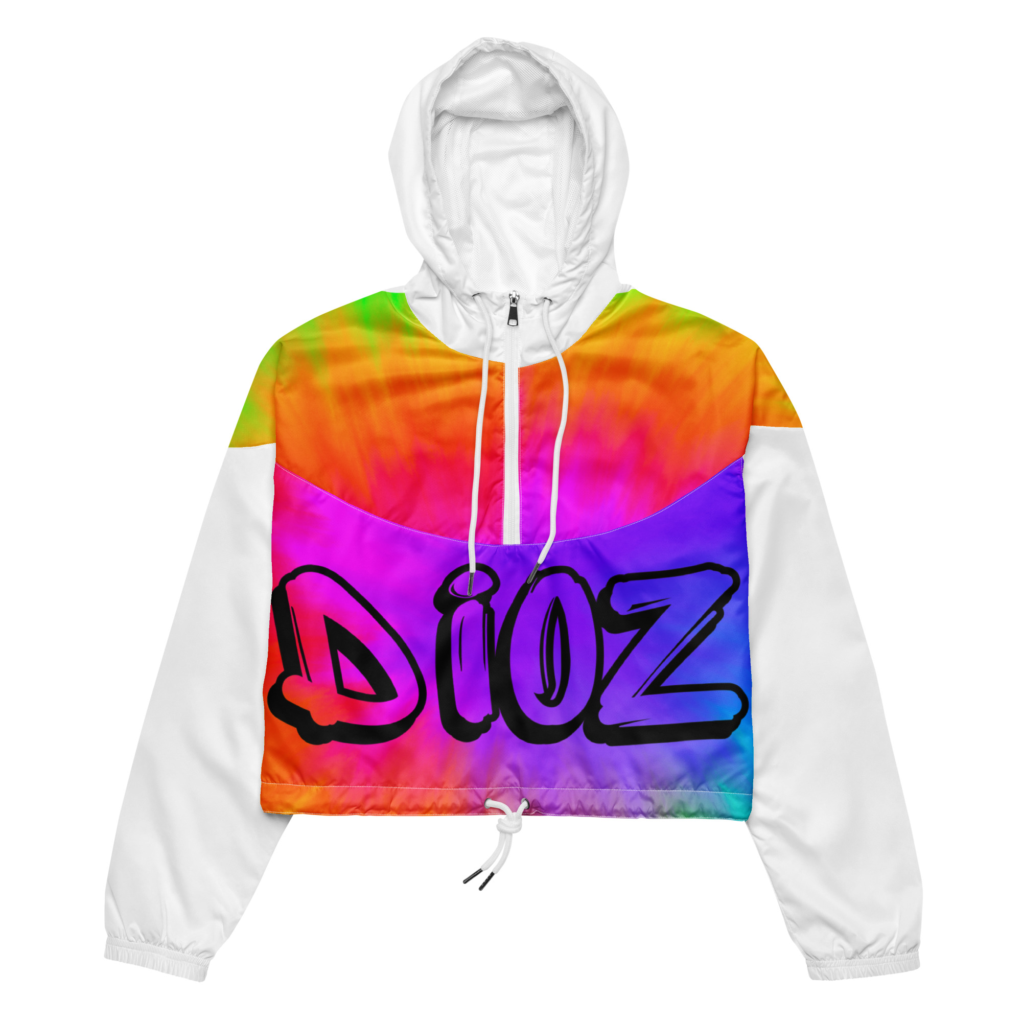 Corta-vento Cropped Feminino 