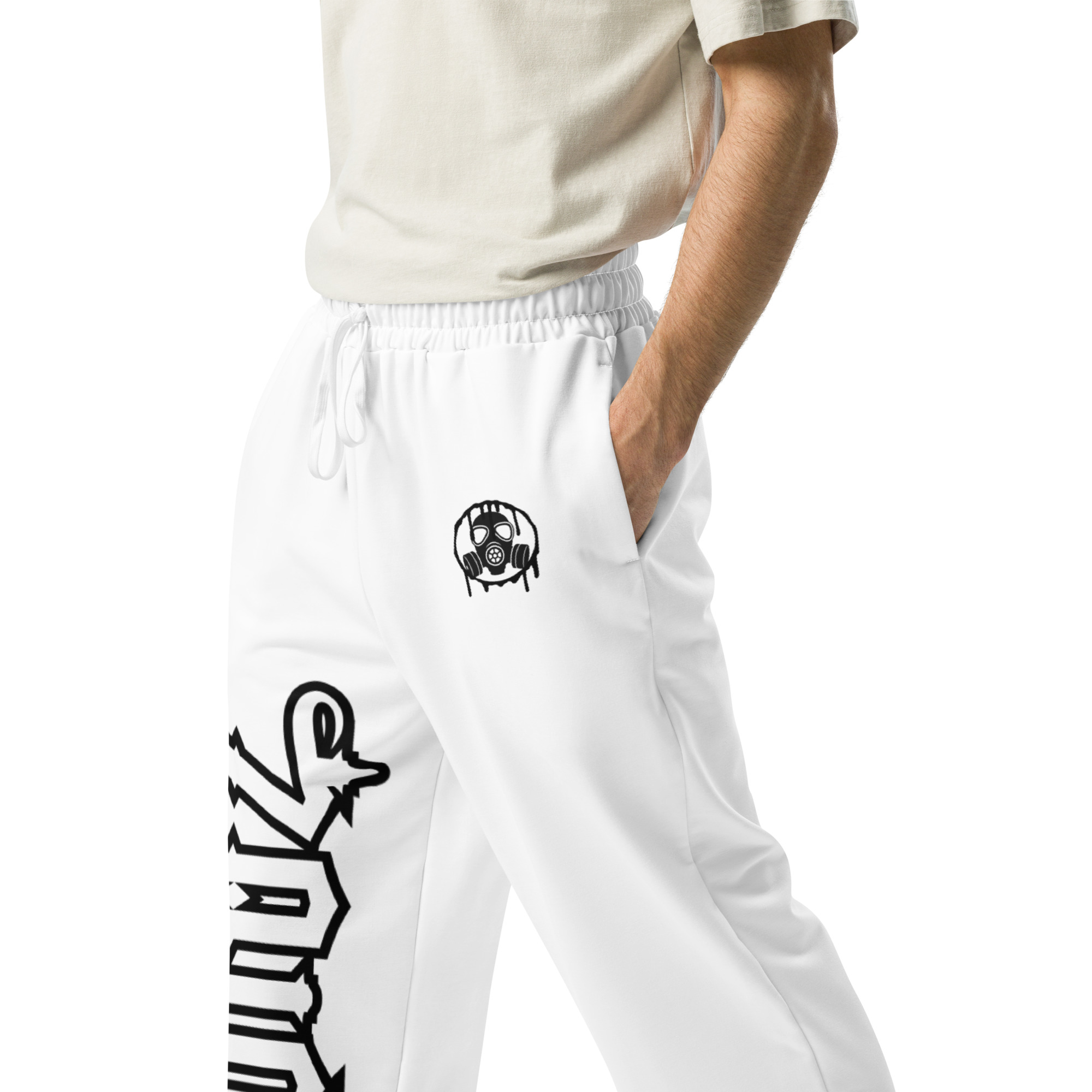 Calça Moletom de Perna Larga Unissex