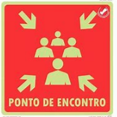 Placa de Ponto de Encontro