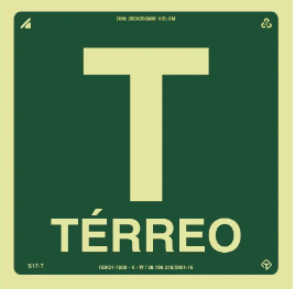 Placa de Identificação Térreo