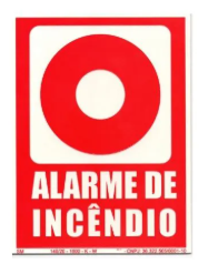 Placa de Alarme de Incêndio