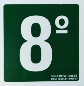 Placa Sinalizadora 8º
