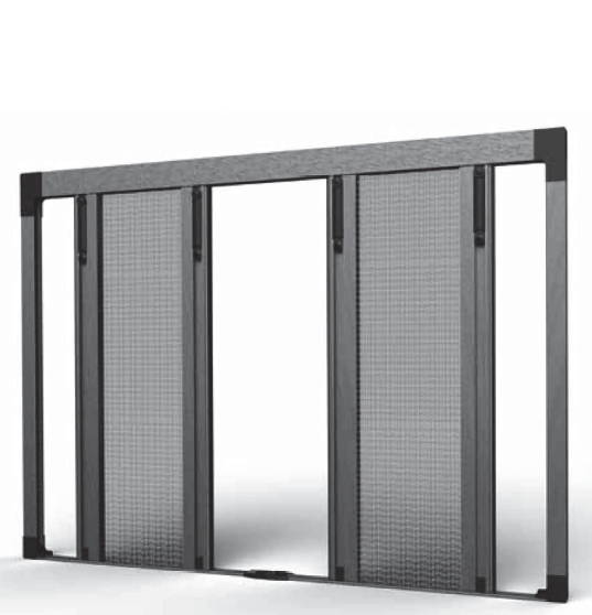 Mosquitera doble bilateral