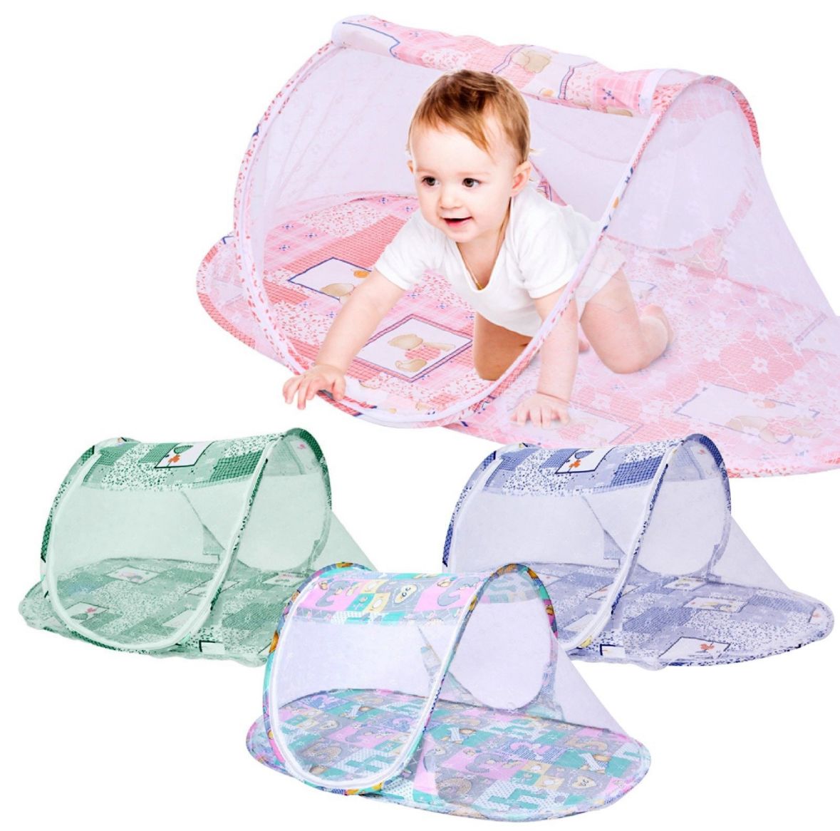🏕️ Toldillo Protector para Bebé – Espacio Seguro para Jugar y Descansar