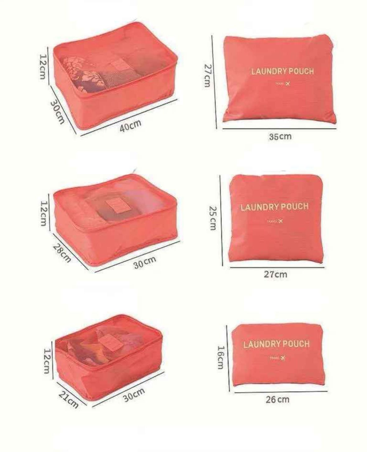 ✈️ Set de Organizadores de Viaje x6– Orden, Comodidad y Estilo 