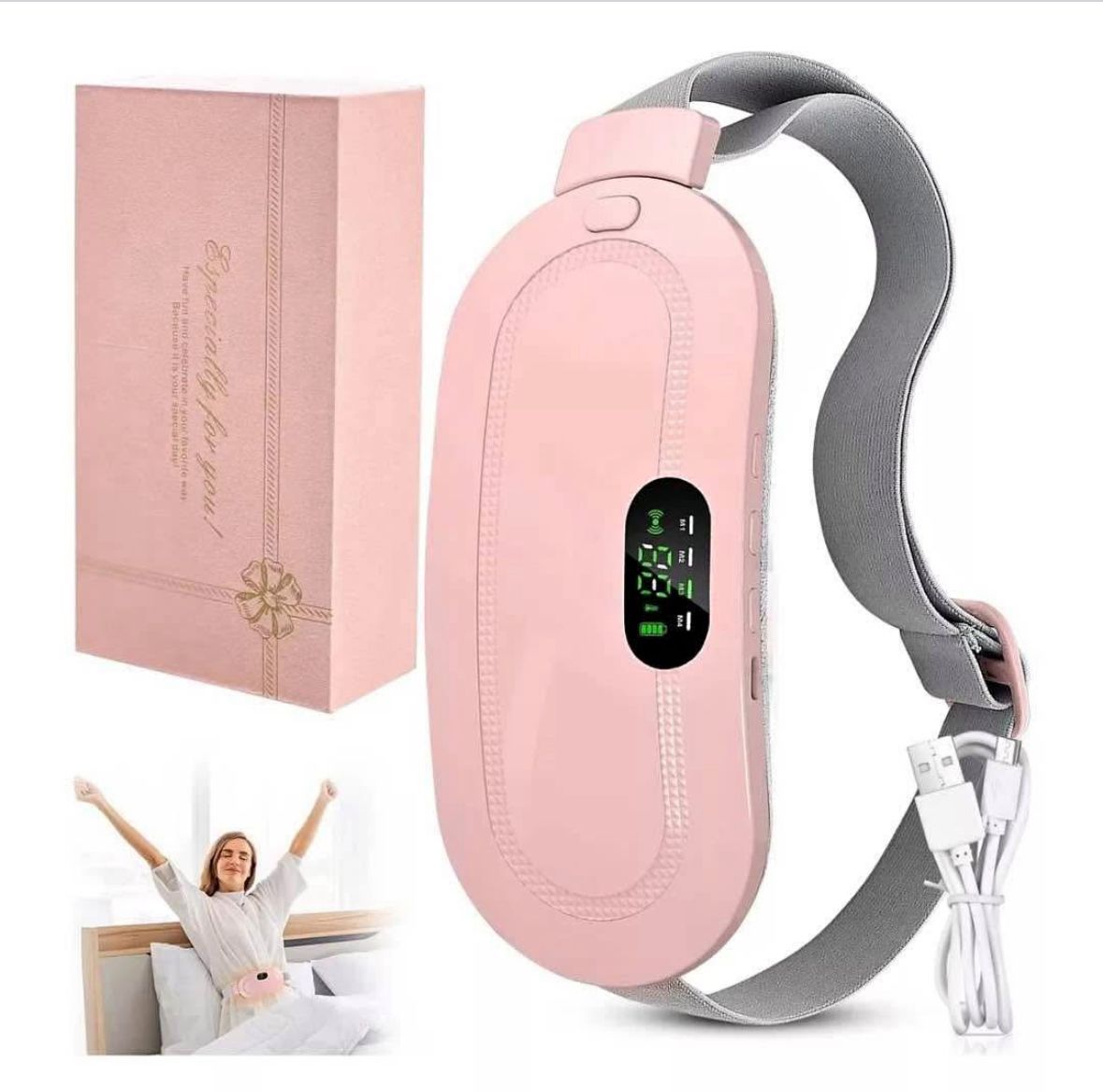  🌸Cinturón Térmico anticólicos Inteligente – Alivio y Confort en Cada Uso