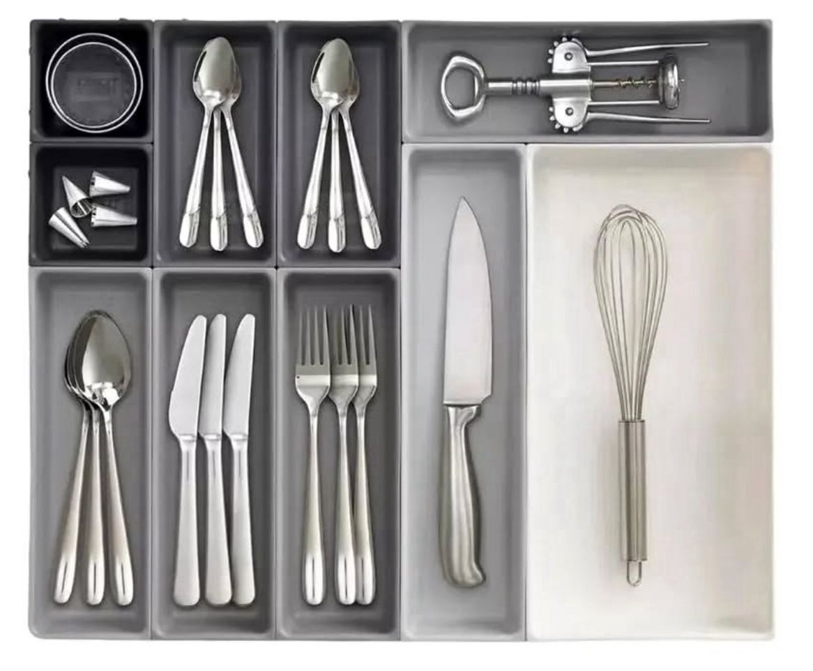 🍴 Organizador de Cajón para Utensilios – Orden, Estilo y Funcionalidad en Cada Compartimento Transforma tu cocina en