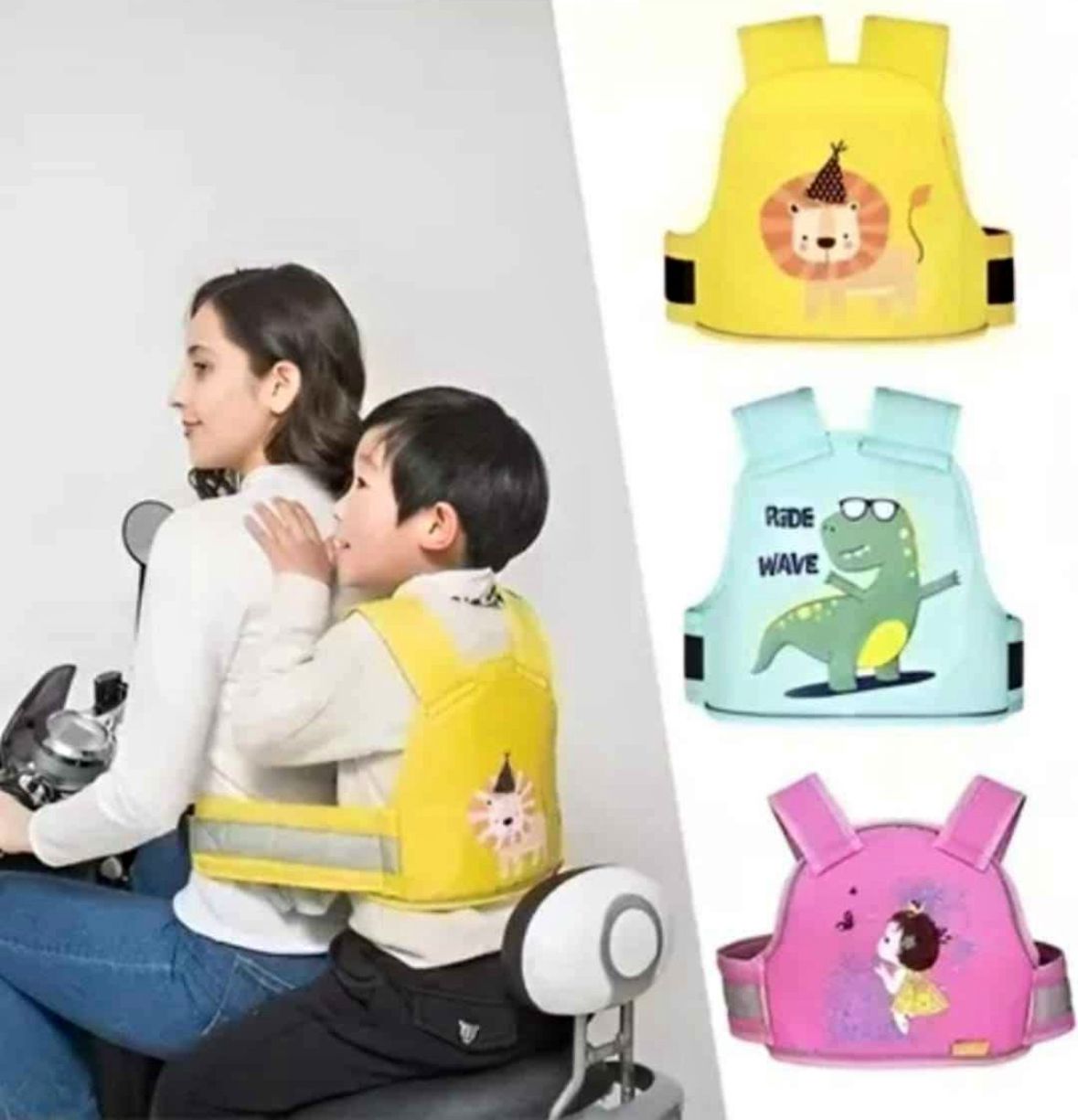 🦺 Chaleco de Seguridad Infantil para Moto – Protección, Comodidad y Diversión en Cada Trayecto