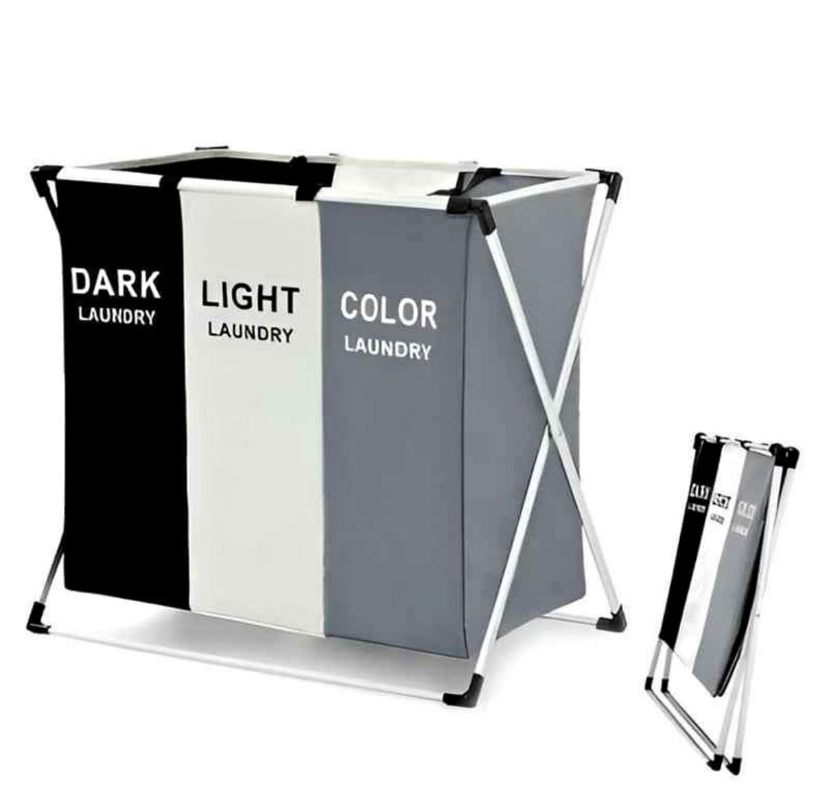 🧺 Clasificador de Ropa Triple – Organización para tu Lavado