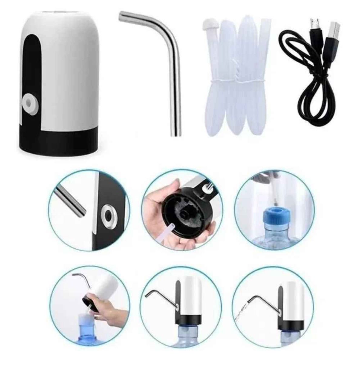 💧 Dispensador Eléctrico de Agua – Recargable y Automático