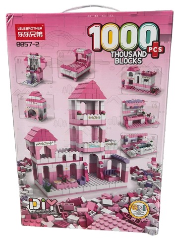 🏗️ Casa rosa en Lego – 1000 Piezas de Creatividad Arquitectónica