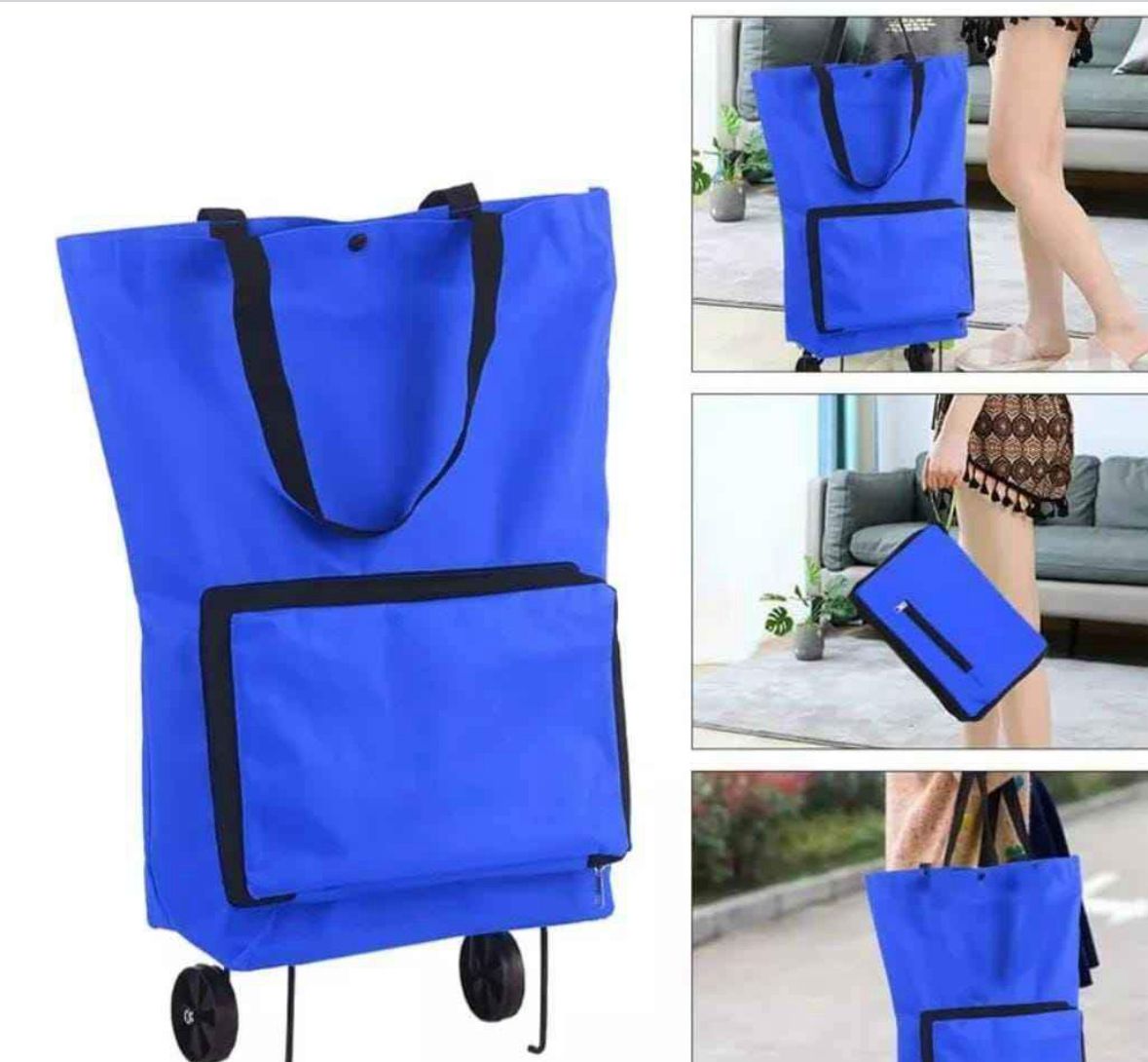 🛍️ Bolsa Multifuncional Práctica, Plegable y con Ruedas