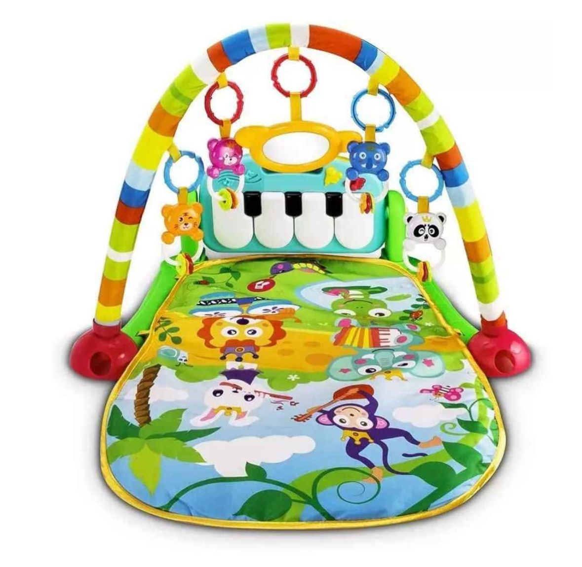 🧸 Gimnasio de Actividades para Bebé con Piano Interactivo – Estimulación Sensorial y Diversión