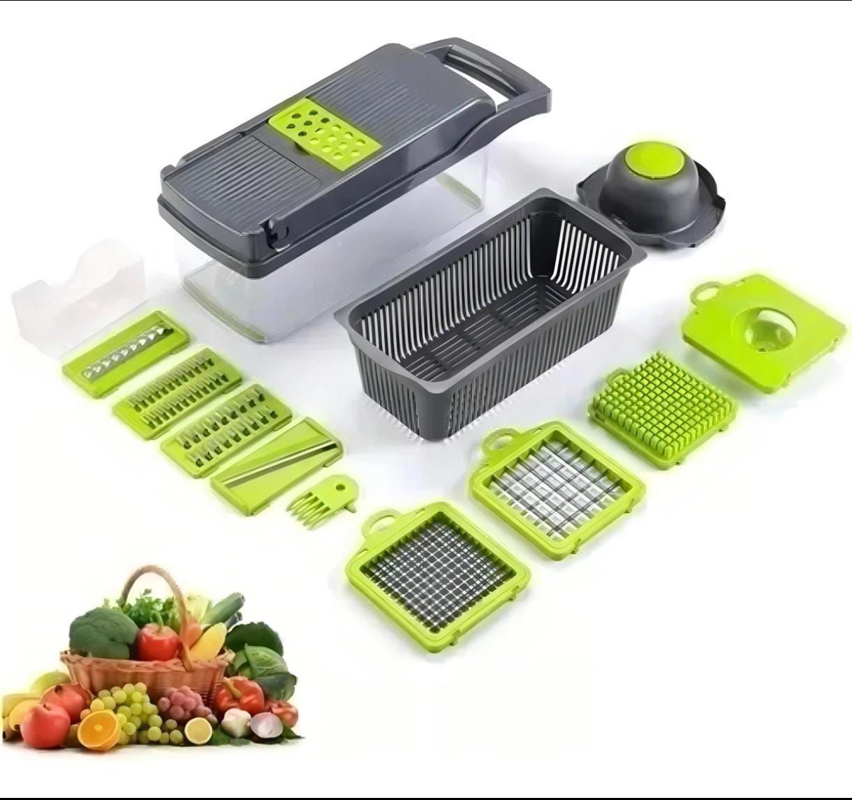 🥗 Cortador Multifuncional de Frutas y Verduras – Precisión, Rapidez y Versatilidad en Tu Cocina