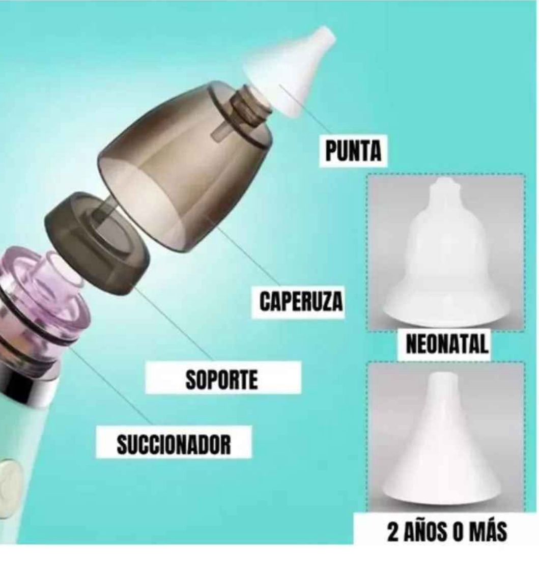 👃 Aspirador Nasal Eléctrico para Bebé – Suave, Seguro y Eficaz