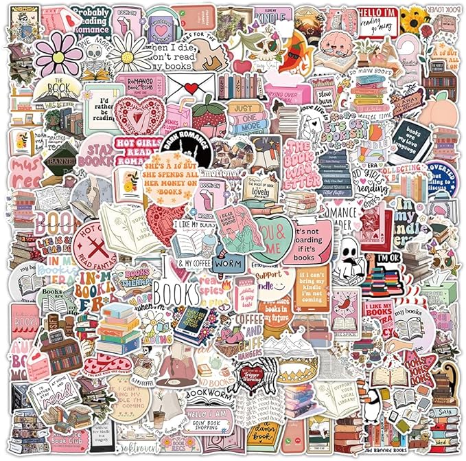 Book Lover Sticker Pack