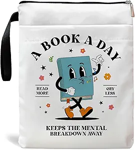 Book-themed Tote Bag