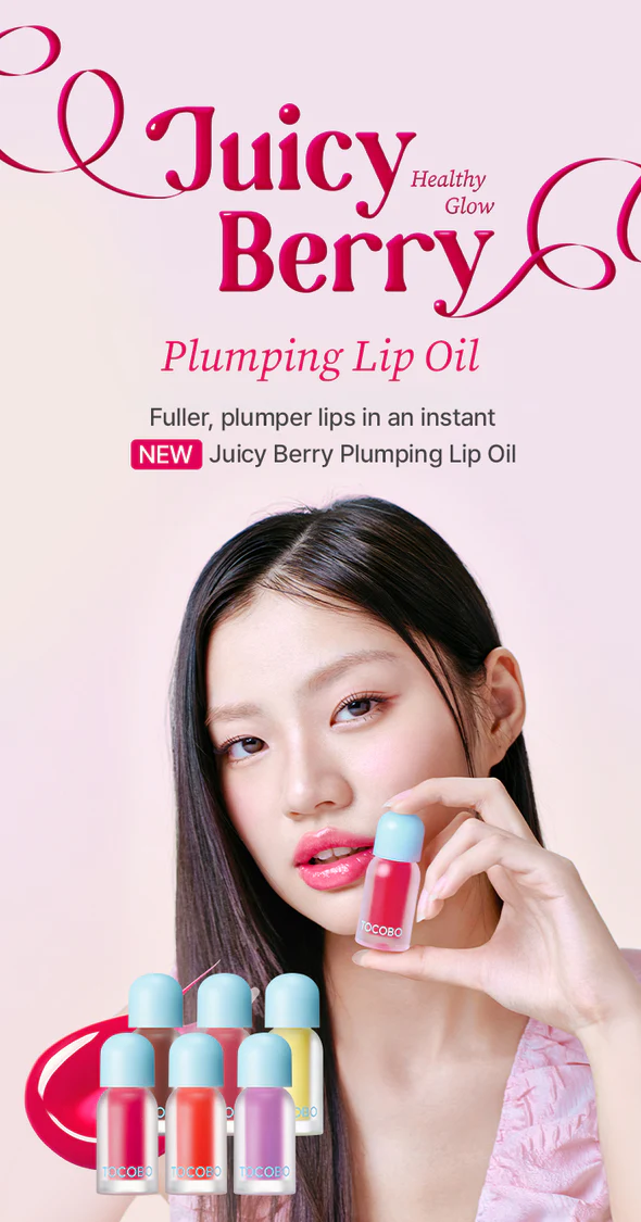 JUICY BERRY PLUMPING LIP OIL 01 CHILL RED