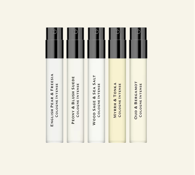 Conjunto de amostras de colônia Jo Malone