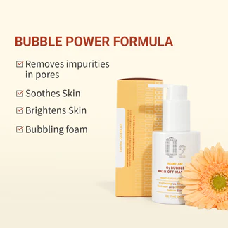  HEARTLEAF O2 BUBBLE WASH OFF  MASKPACK