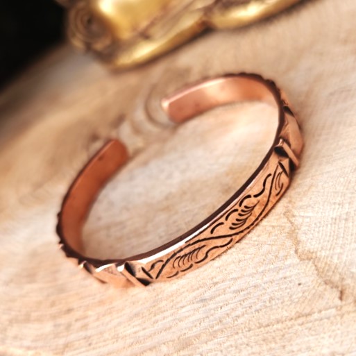 Majushree Copper Bracelet (Unisex)