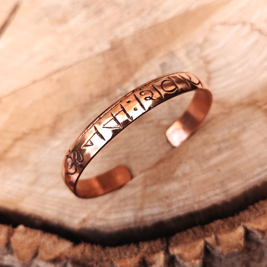 Om Namah Shivaya Copper Bracelet (Unisex)