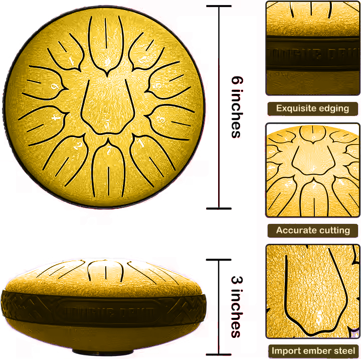 "Harmony" 11-Note Tongue Drum | 3 Colors Available