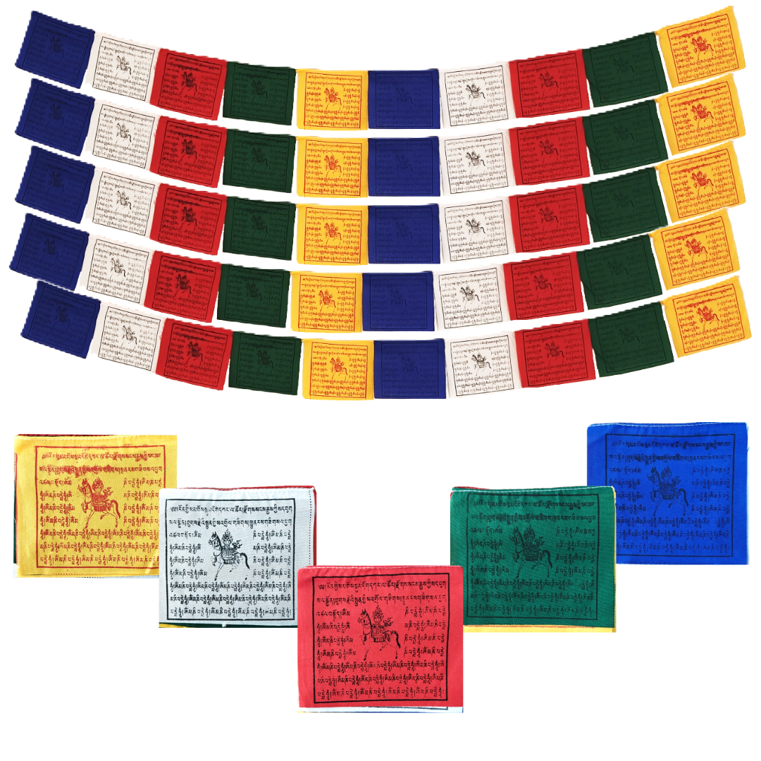 Prayer flags 11 meters- 50 flags ( 10 flags on each strings)