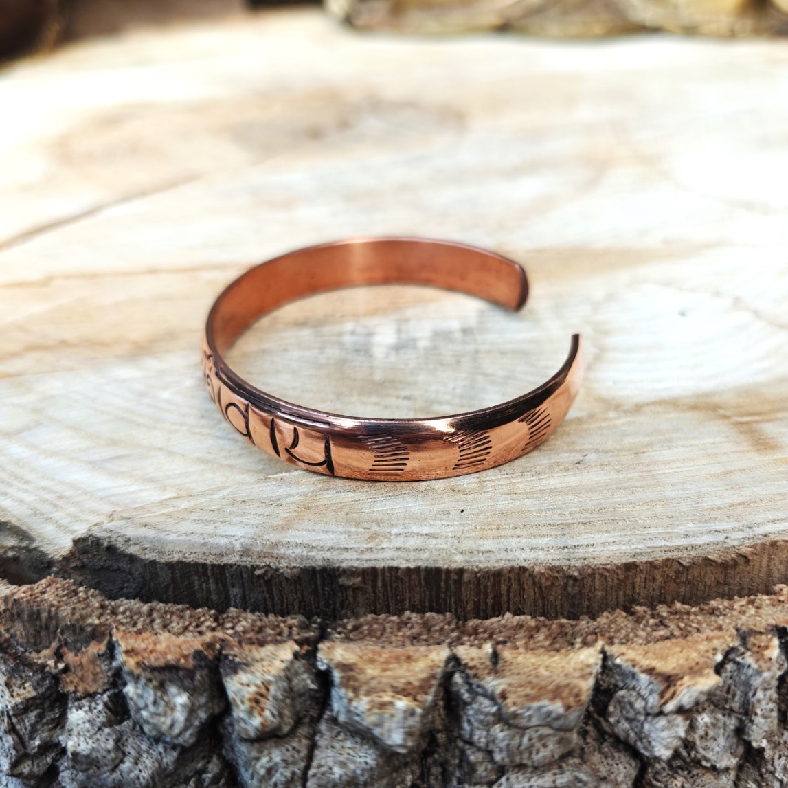 Om Namah Shivaya Copper Bracelet (Unisex)