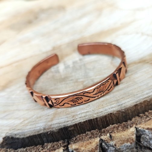 Majushree Copper Bracelet (Unisex)