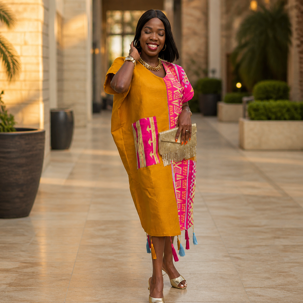 Boho Chic Kaftan Dress