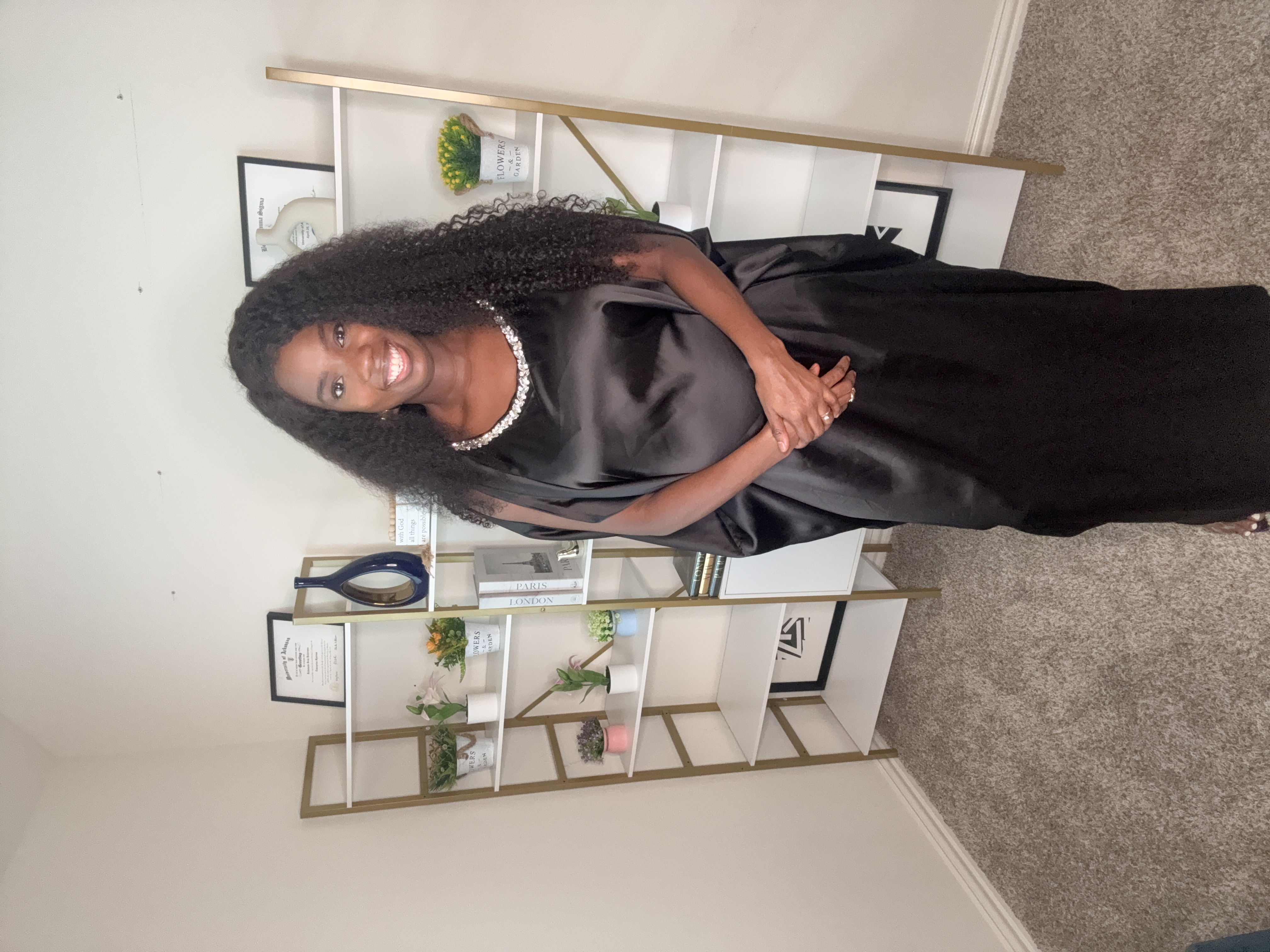 Elegant Black Evening Gown