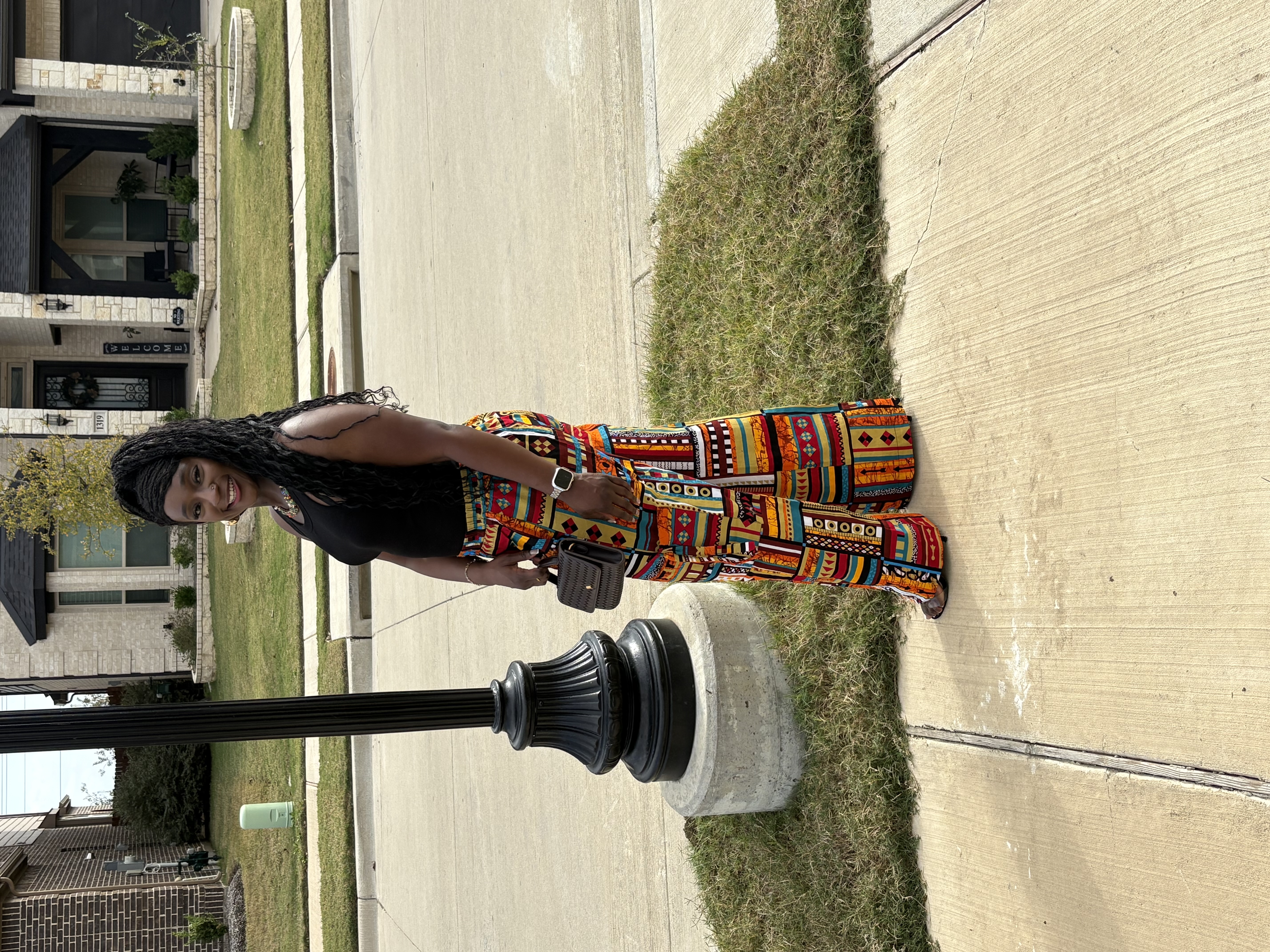 Colorful African Print Pants