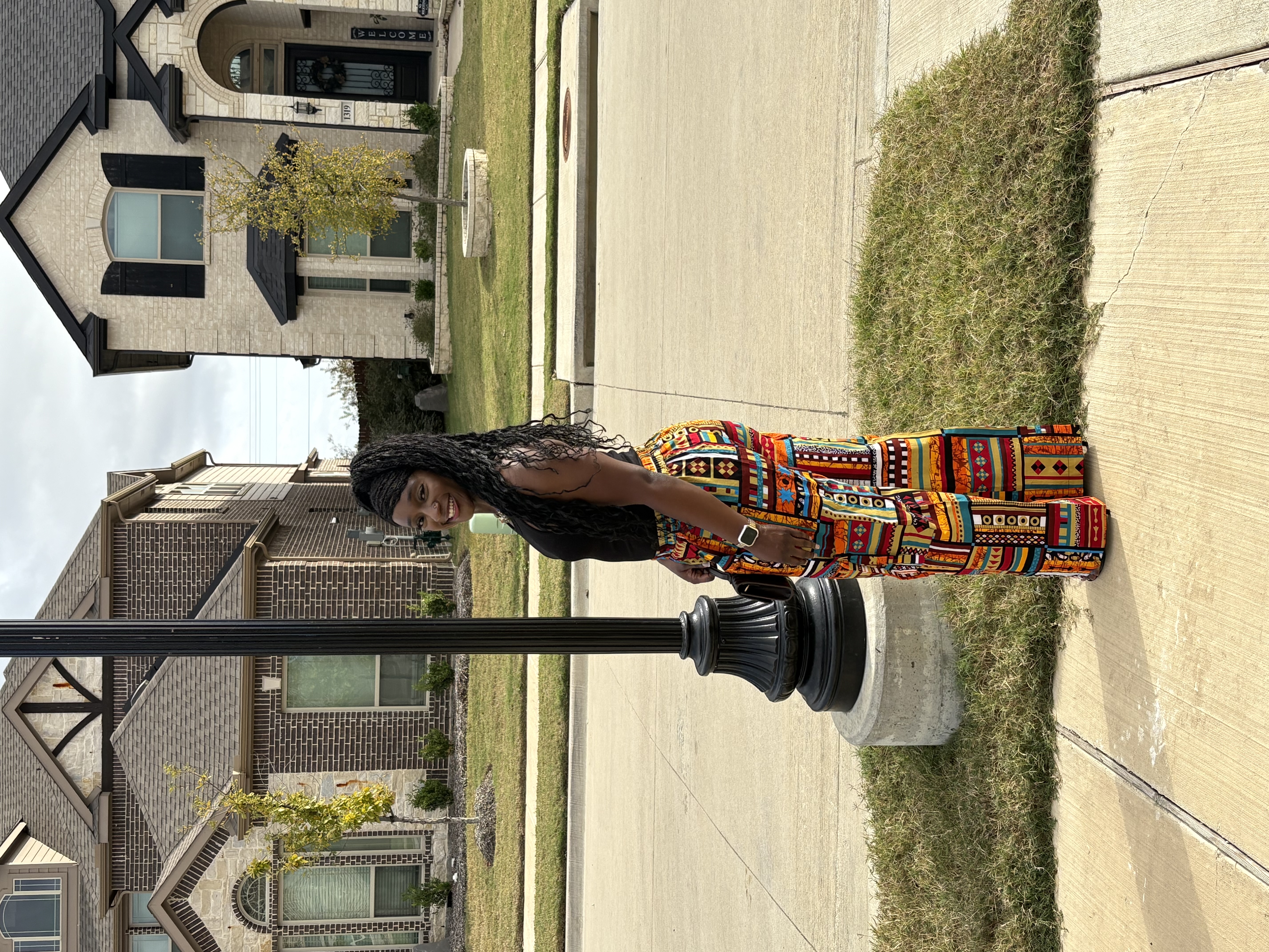 Colorful African Print Pants