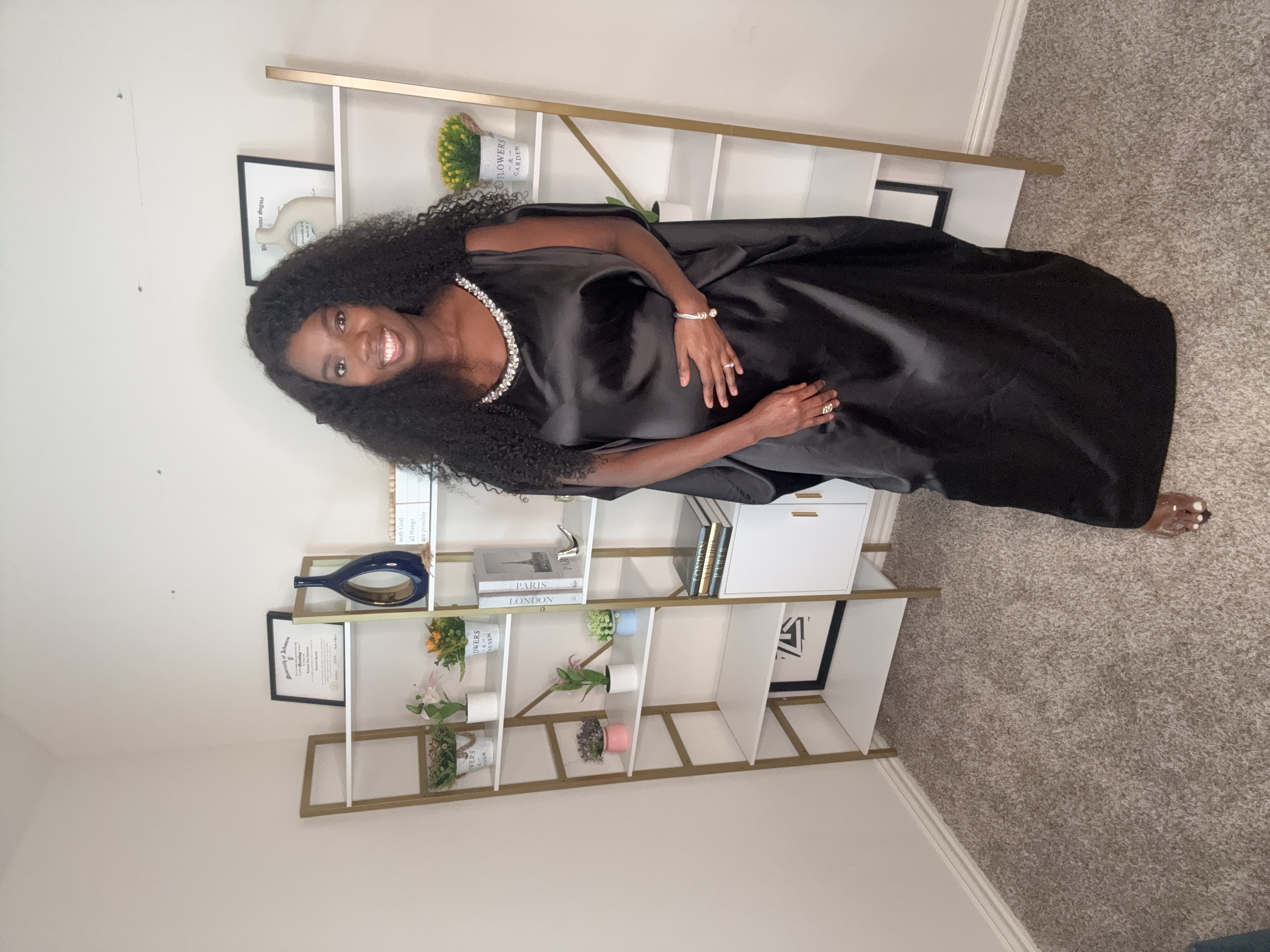 Elegant Black Evening Gown