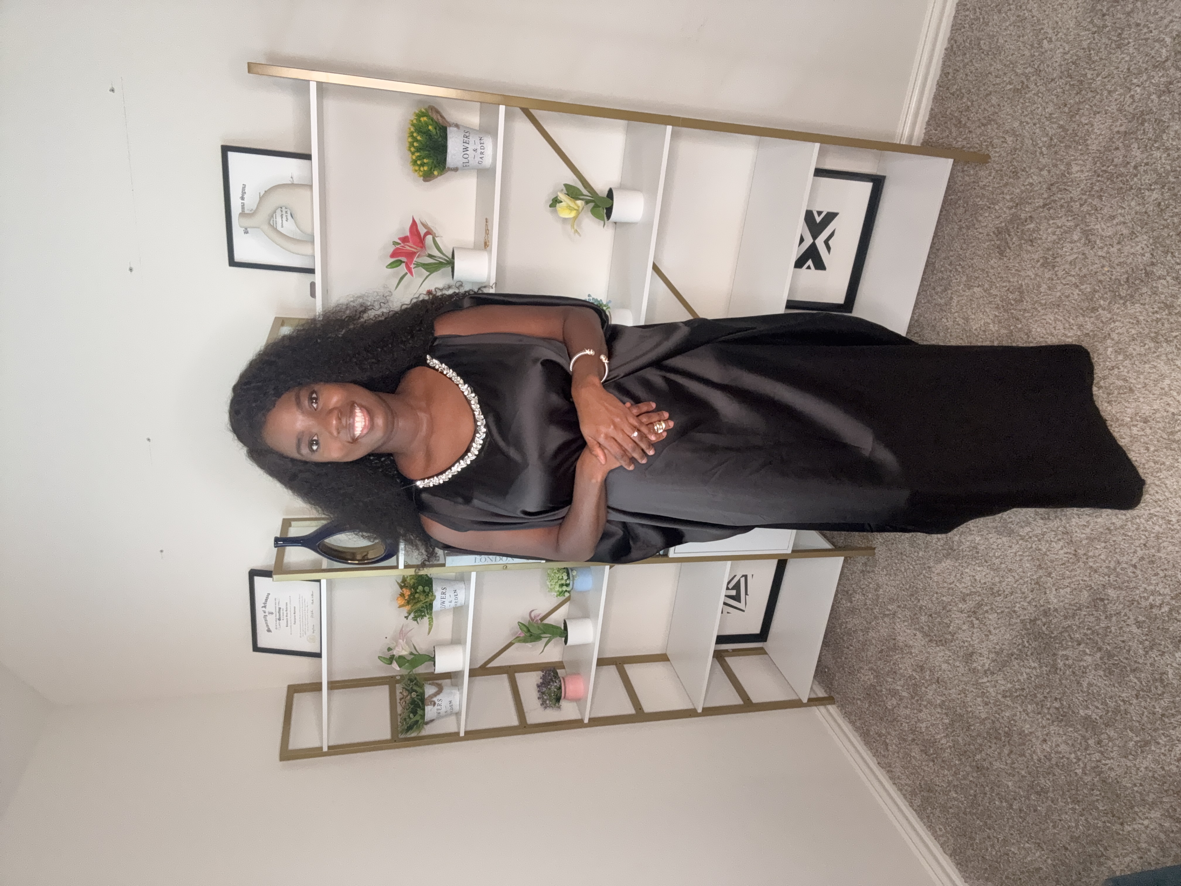 Elegant Black Evening Gown