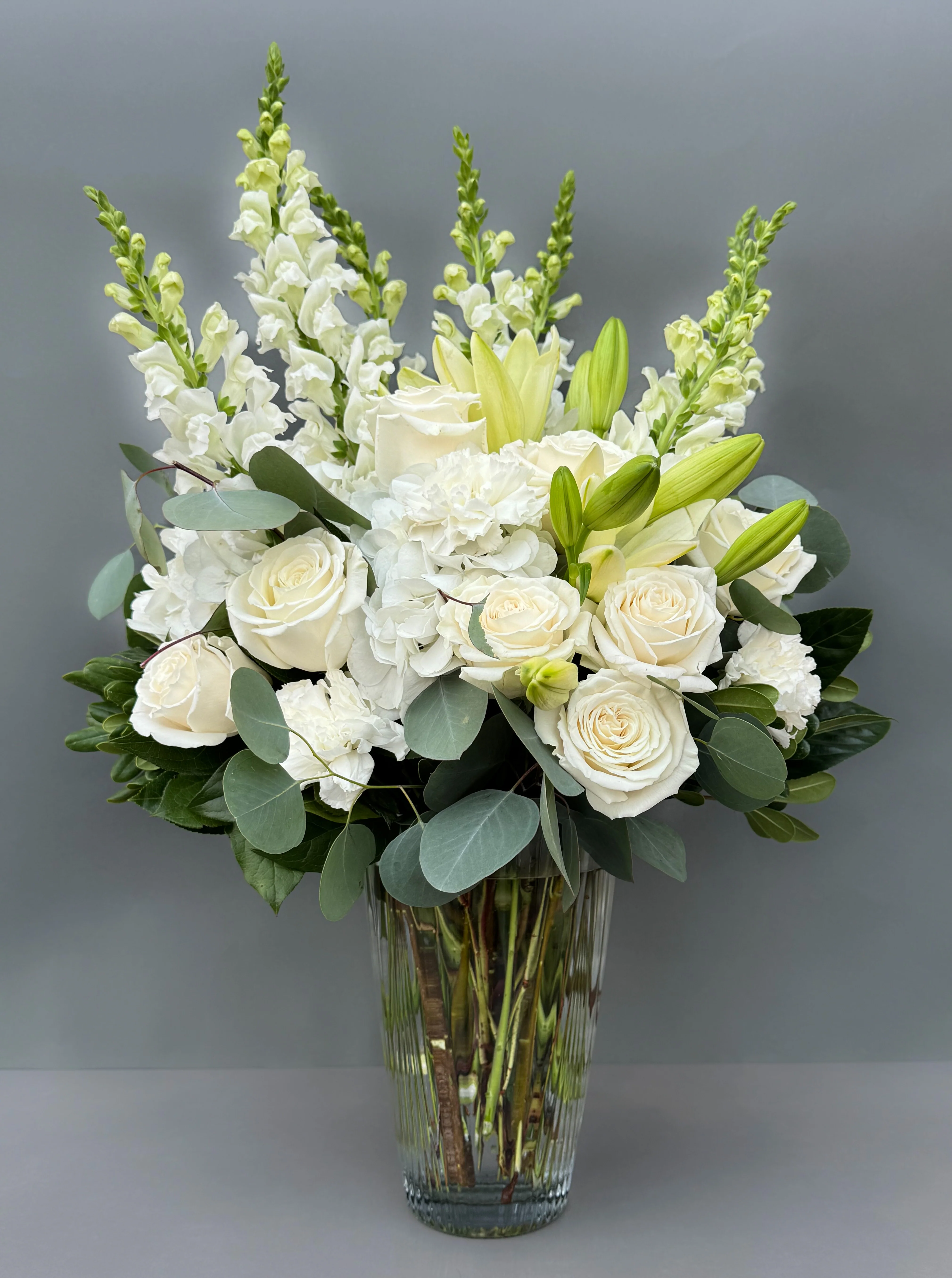 Elegant White & Green Box