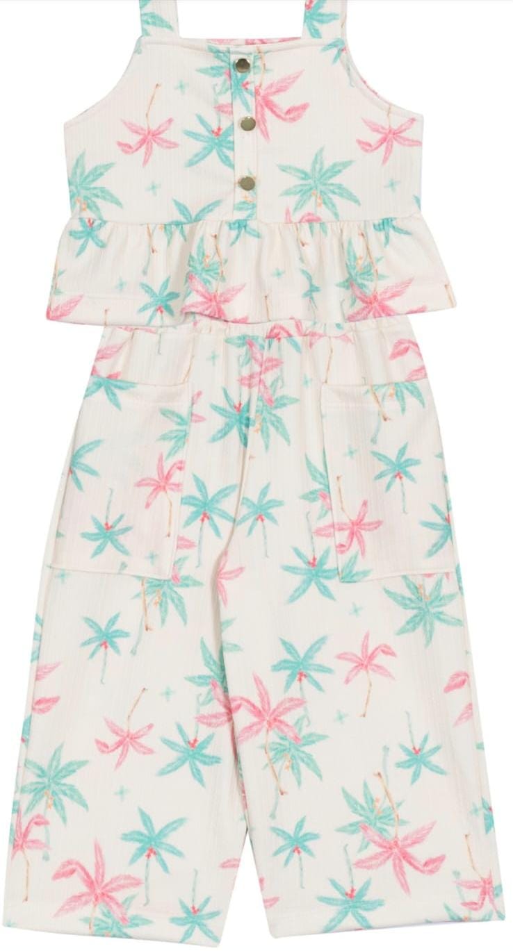 Conjunto feminino infantil estampado