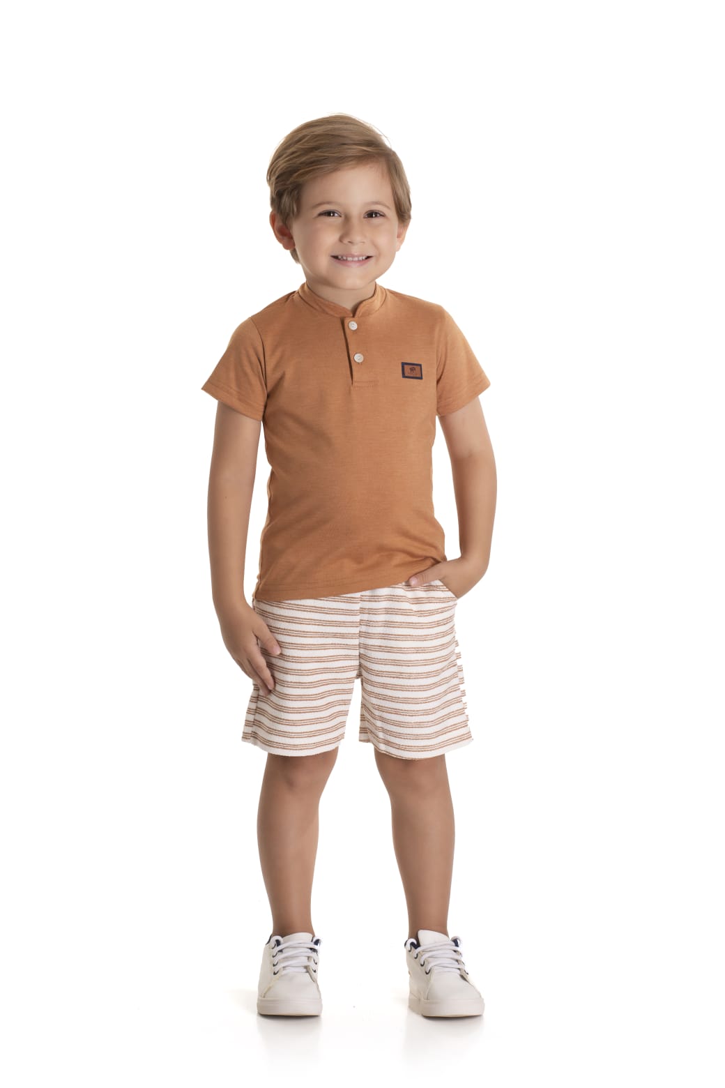 Conjunto Infantil Marrom