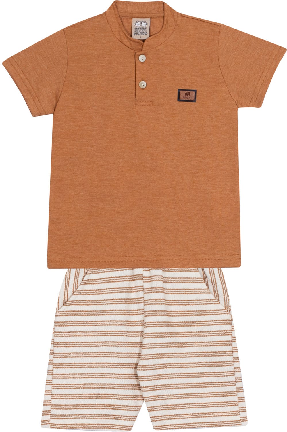 Conjunto Infantil Marrom
