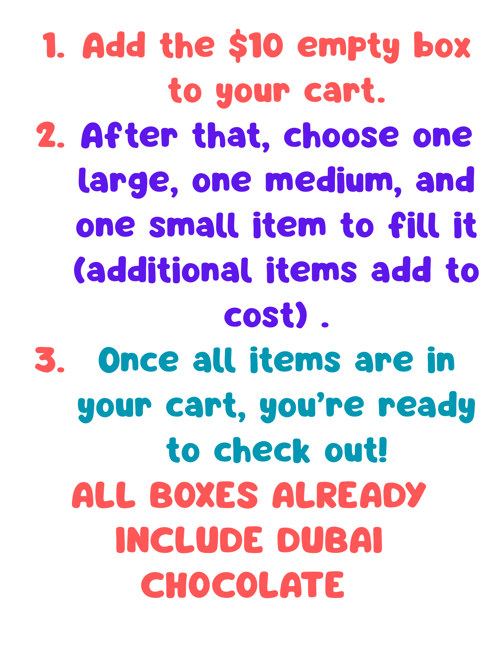 Dubai Cravings Box!