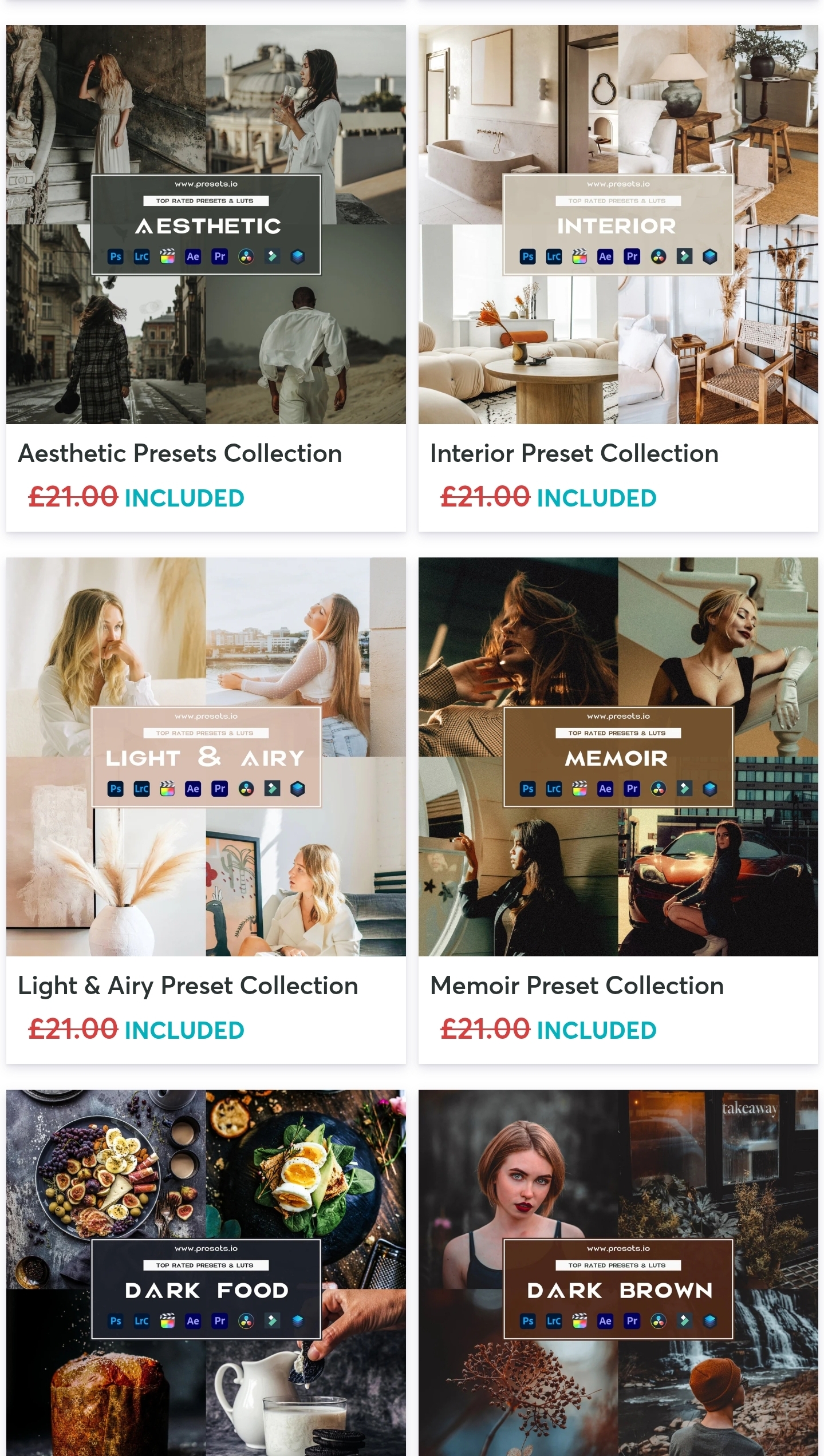 Sky Lens Master Bundle More Than 1200 Colours editing Presets & LUTS